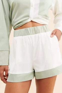 4th & Reckless Patty Colorblock Shorts -Fashion Clothing Shop 85935534 095 m3