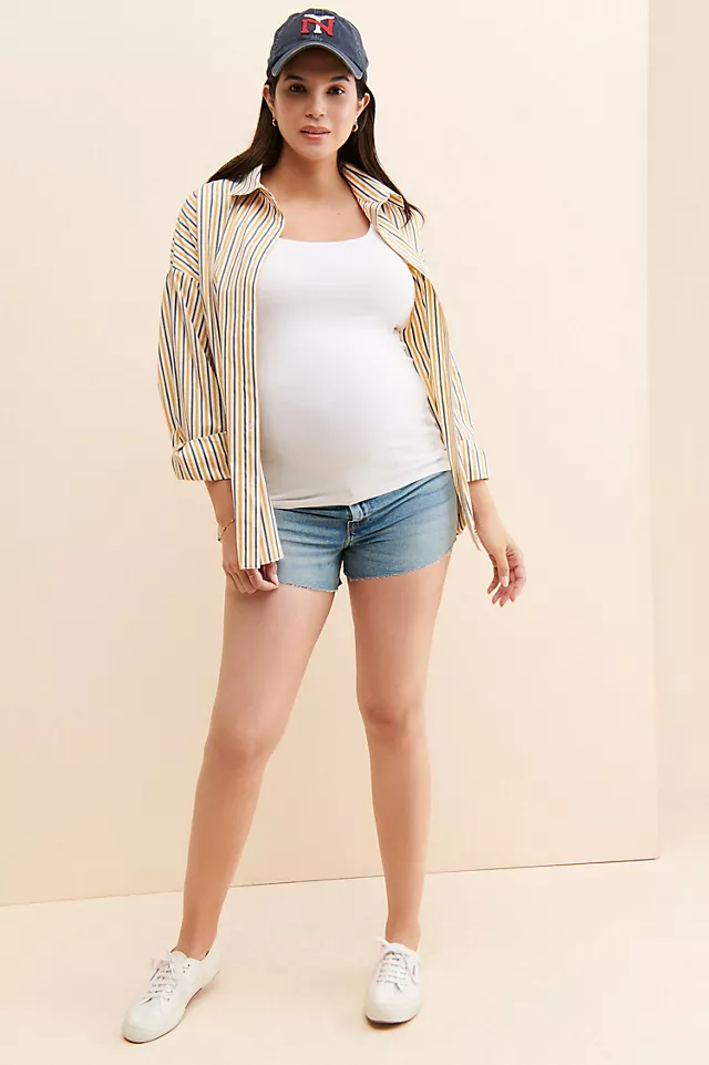 Hudson Maternity Gemma Mid-Rise Shorts 6 Hudson Maternity Gemma Mid-Rise Shorts - Image 4